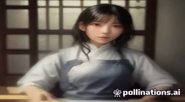 工笔人物画局部特写，明代仕女形象精细描绘，展现玉蒲团中人物塑造的细腻心理刻画传统